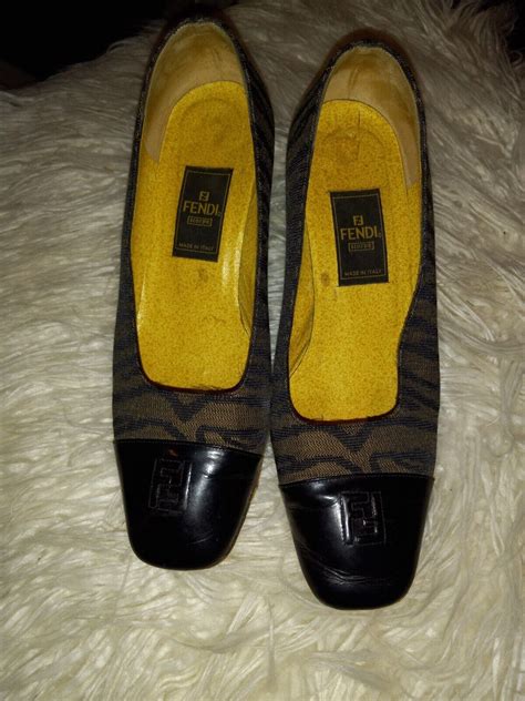 vintage fendi minigram heels|vintage fendi suits for women.